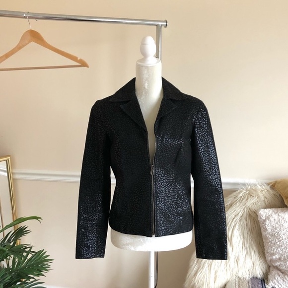 Steve Madden Jackets & Blazers - Steve Madden Black Spotted Leather Jacket